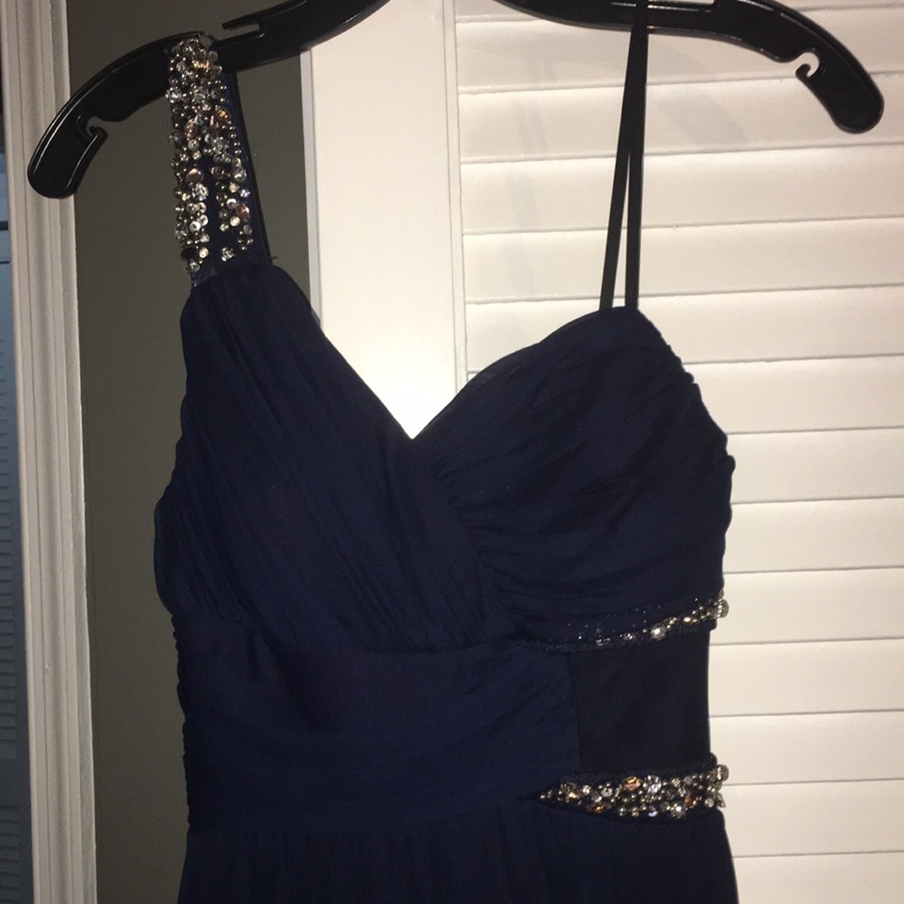 Prom dress in navy